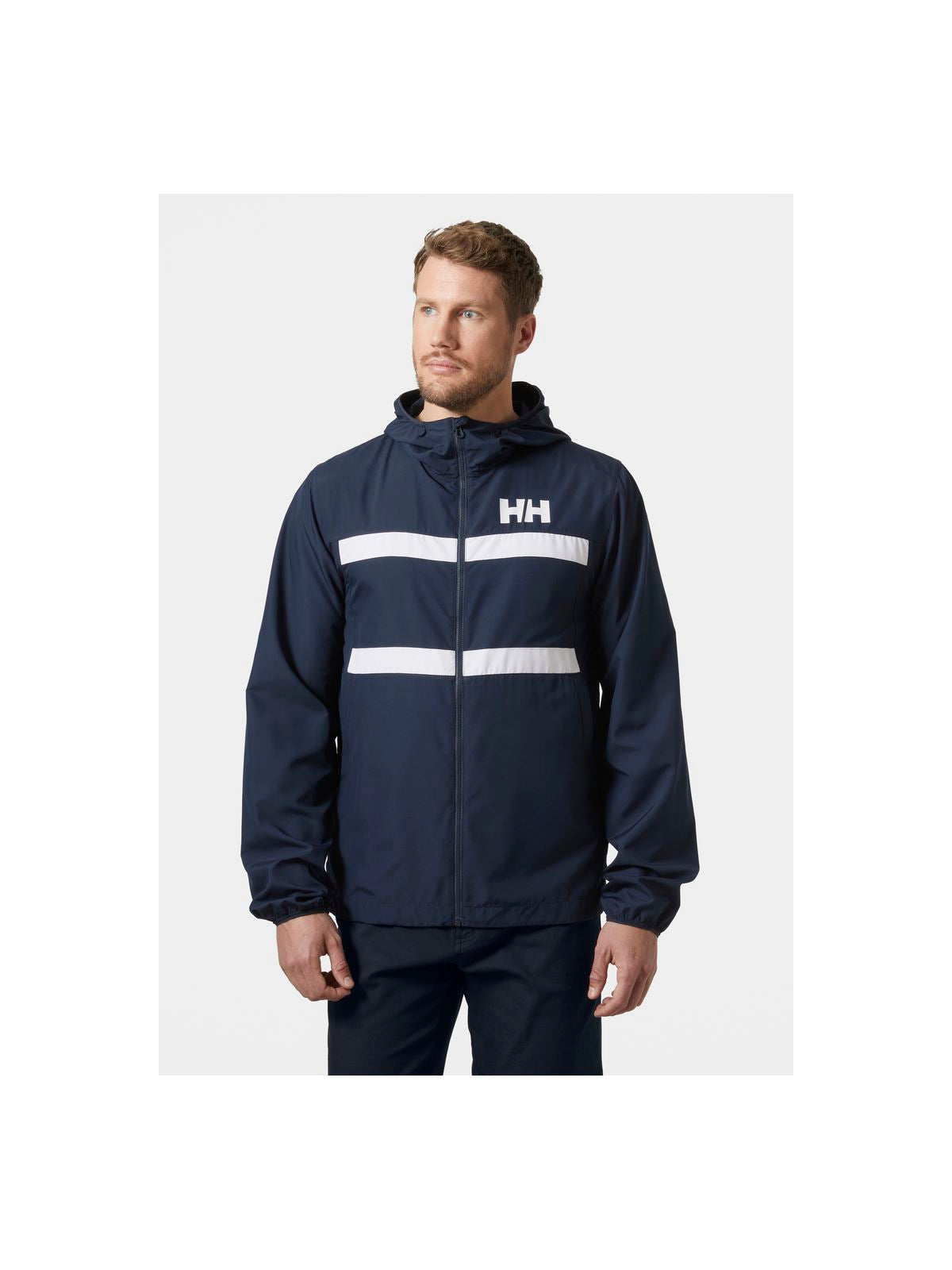 Kurtka HELLY HANSEN Salt Striped Windbreaker Jkt granatowy - Adventure Sports