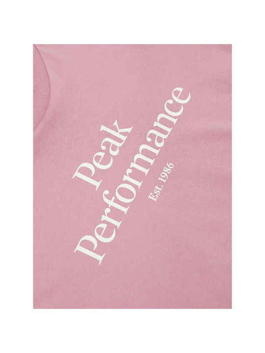 Koszulka Peak Performance Jr Original Tee brązowy - Adventure Sports
