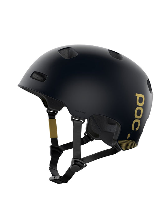 Kask rowerowy POC Crane MIPS Fabio Ed. czarno złoty - Adventure Sports
