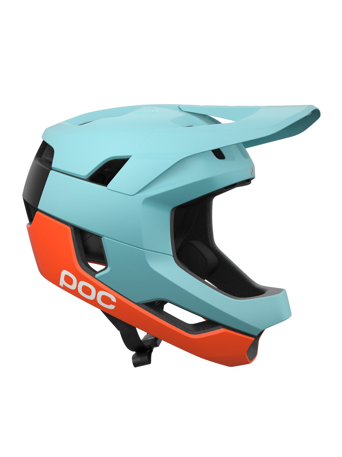 Kask rowerowy POC Otocon Race MIPS niebiesko pomarańczowy