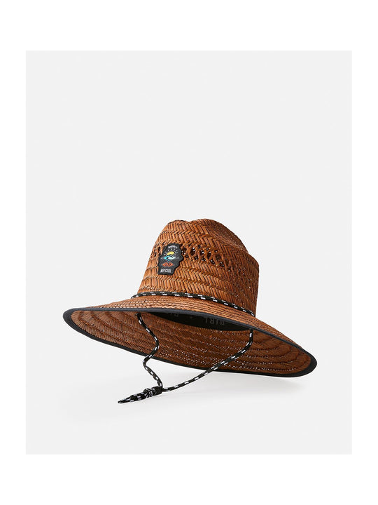 Kapelusz RIP CURL Logo Straw Hat brązowy
