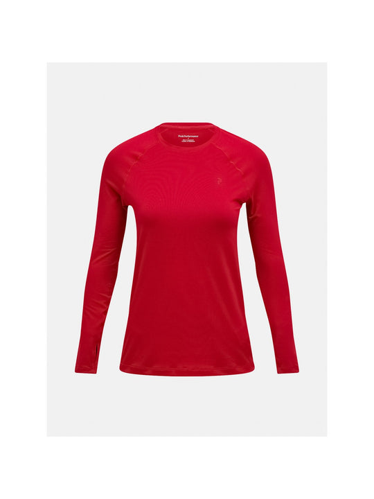 Koszulka Termiczna PEAK PERFORMANCE Spirit Crew Women bordowy

