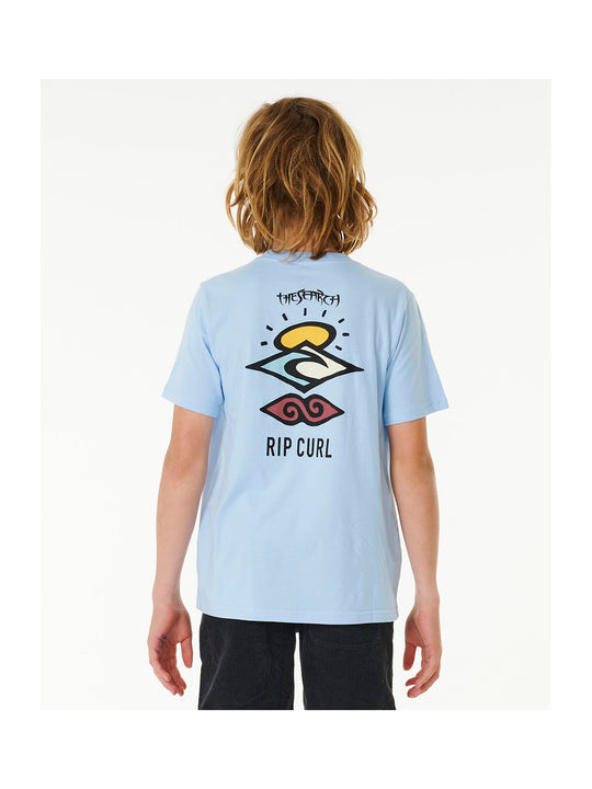 T-Shirt chłopięcy RIP CURL Search Icon Tee -Boy niebieski - Koszulka - Adventure Sports
