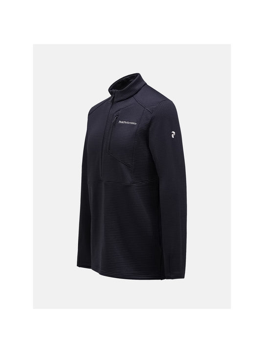 Bluza męska Peak Performance M Trail Polartec Half Zip czarna
