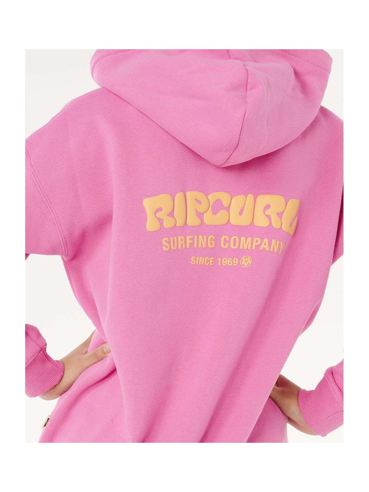 Bluza dziewczęca RIP CURL Surf Puff Hood-Girl różowa
