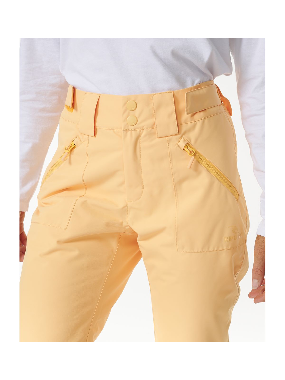 Spodnie narciarskie RIP CURL Rider High Waist Pant 10K/10K pomarańczowy - Adventure Sports