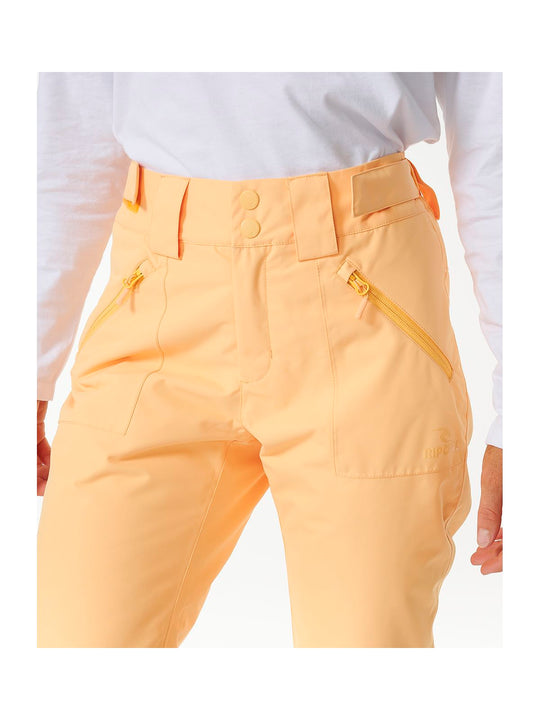 Spodnie narciarskie RIP CURL Rider High Waist Pant 10K/10K pomarańczowy - Adventure Sports
