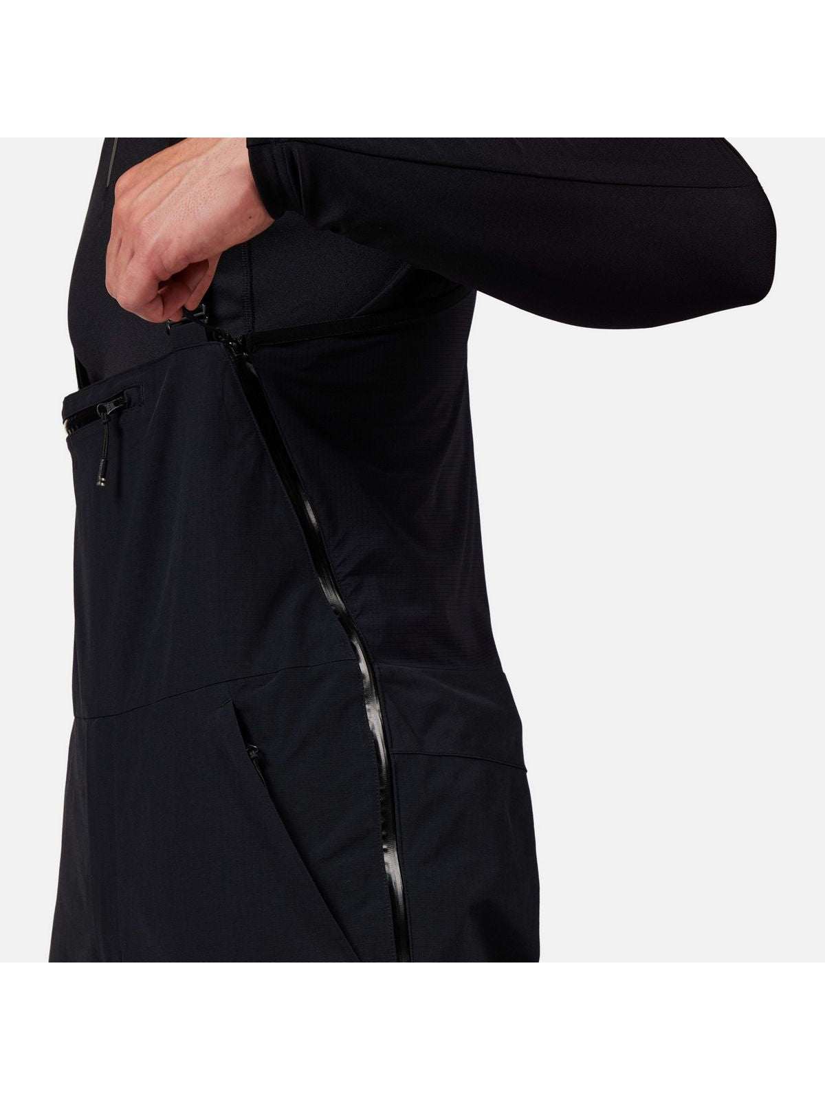 Spodnie narciarskie męskie ROSSIGNOL Outerlimits Insulated BIB czarne