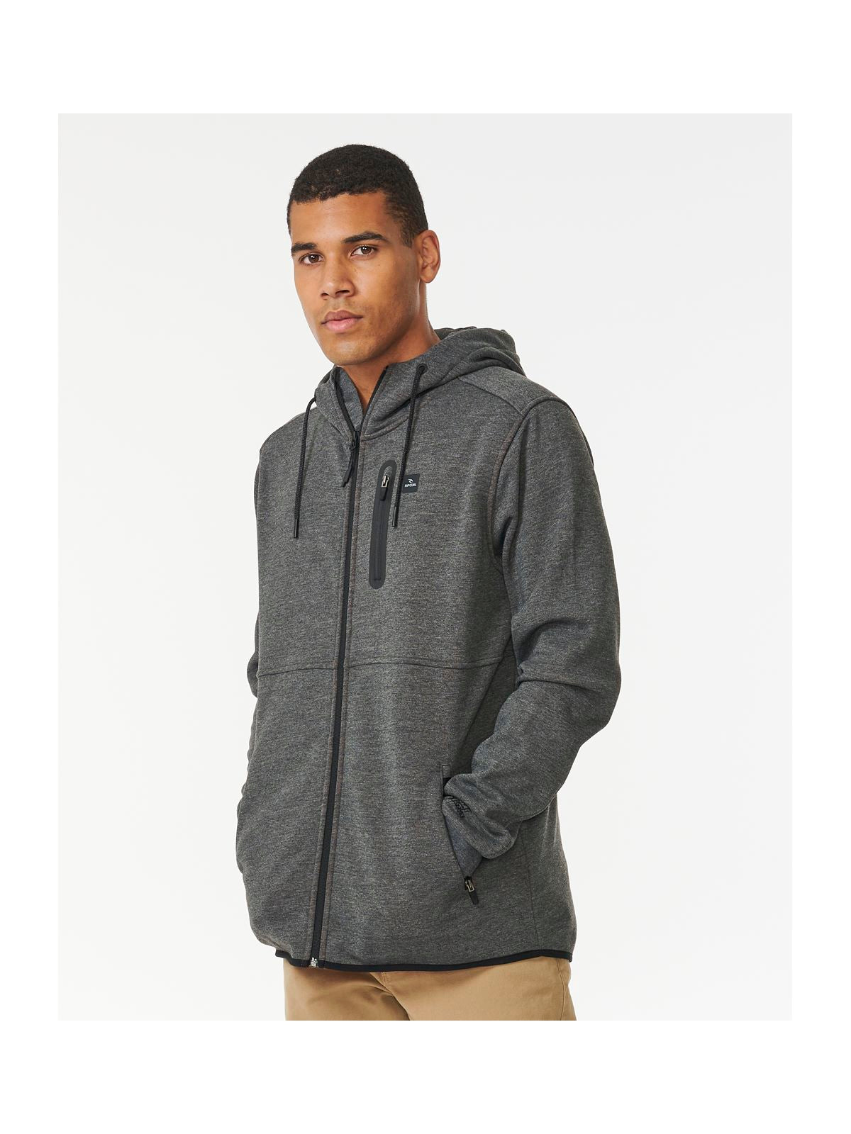 Bluza męska sportowa RIP CURL Anti Series Departed Zip Thr brązowy - Adventure Sports