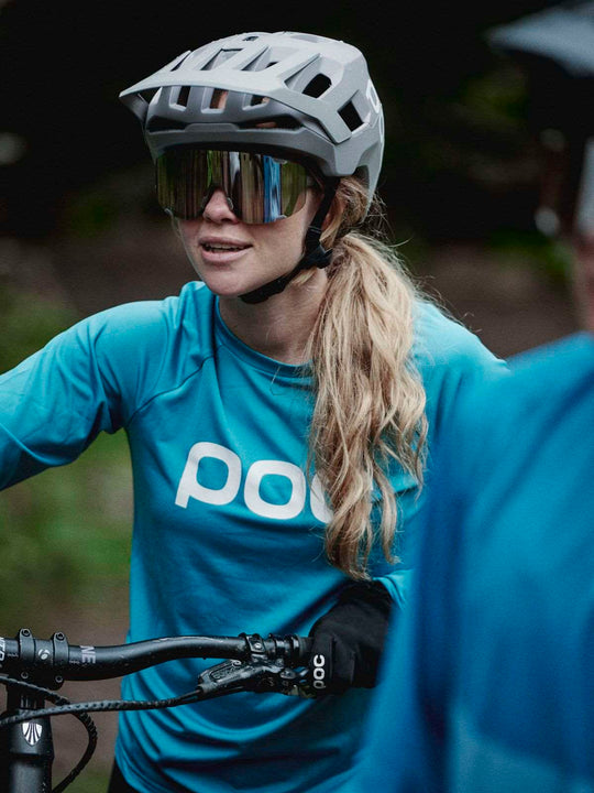 Okulary POC DEVOUR - szary | Clarity Trail Brown/Silver Mirror Cat 2 - ONE SIZE - Adventure Sports
