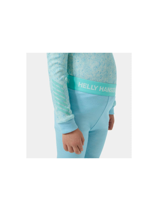 Bielizna dziecięca HELLY HANSEN K Graphic Lifa Merino Set kolor niebieski
