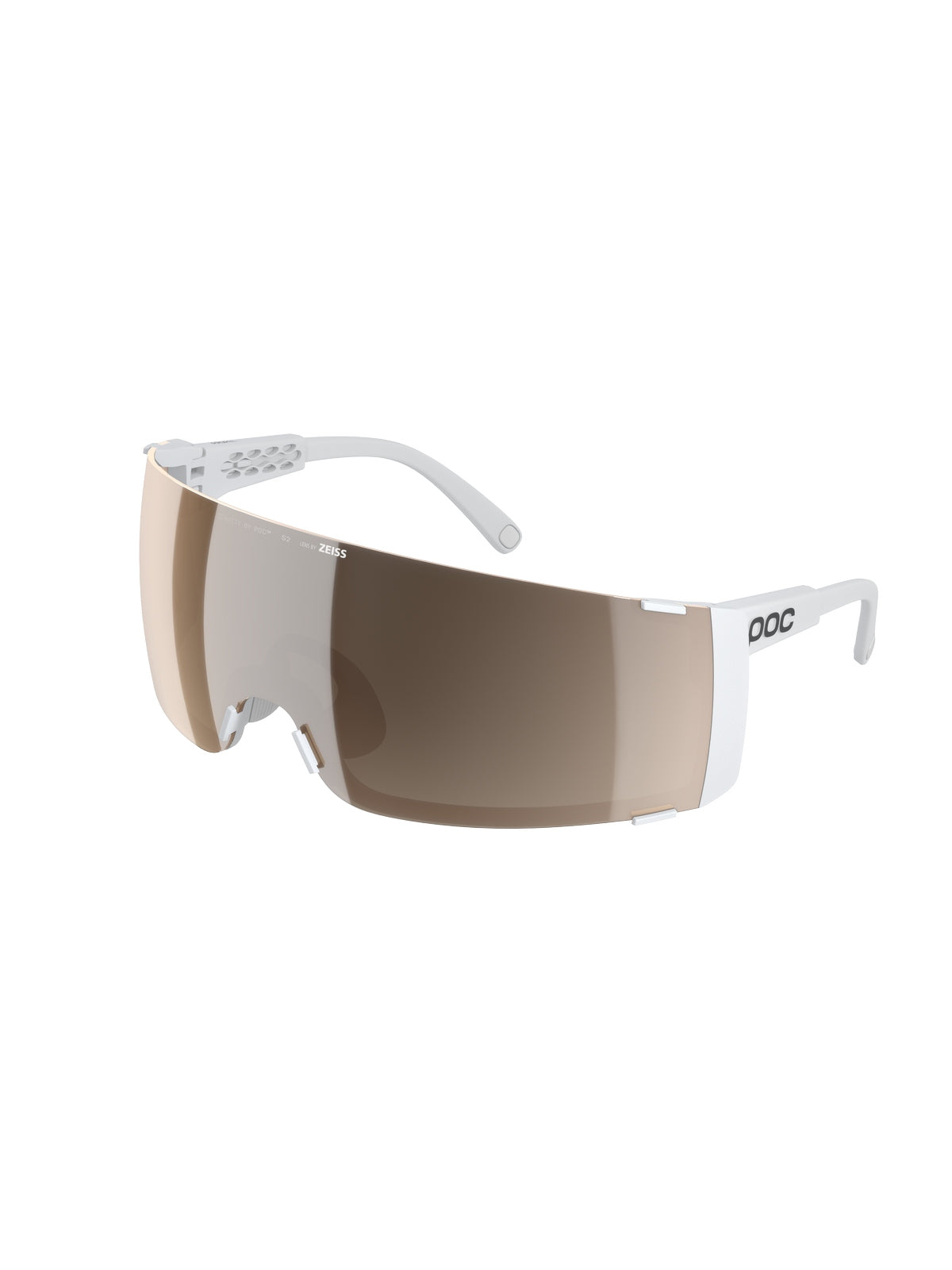 Okulary rowerowe POC Propel białe - Clarity Trail /Partly Sunny Silver cat.2