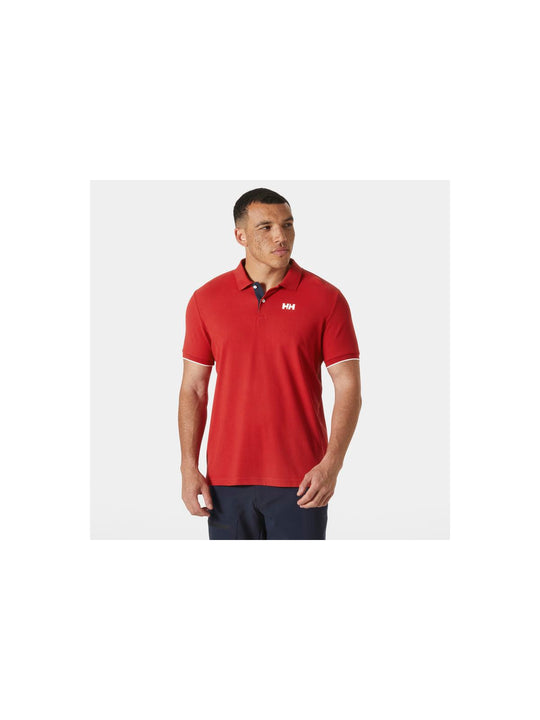Koszulka HELLY HANSEN OCEAN POLO 2.0 czerwony - Adventure Sports
