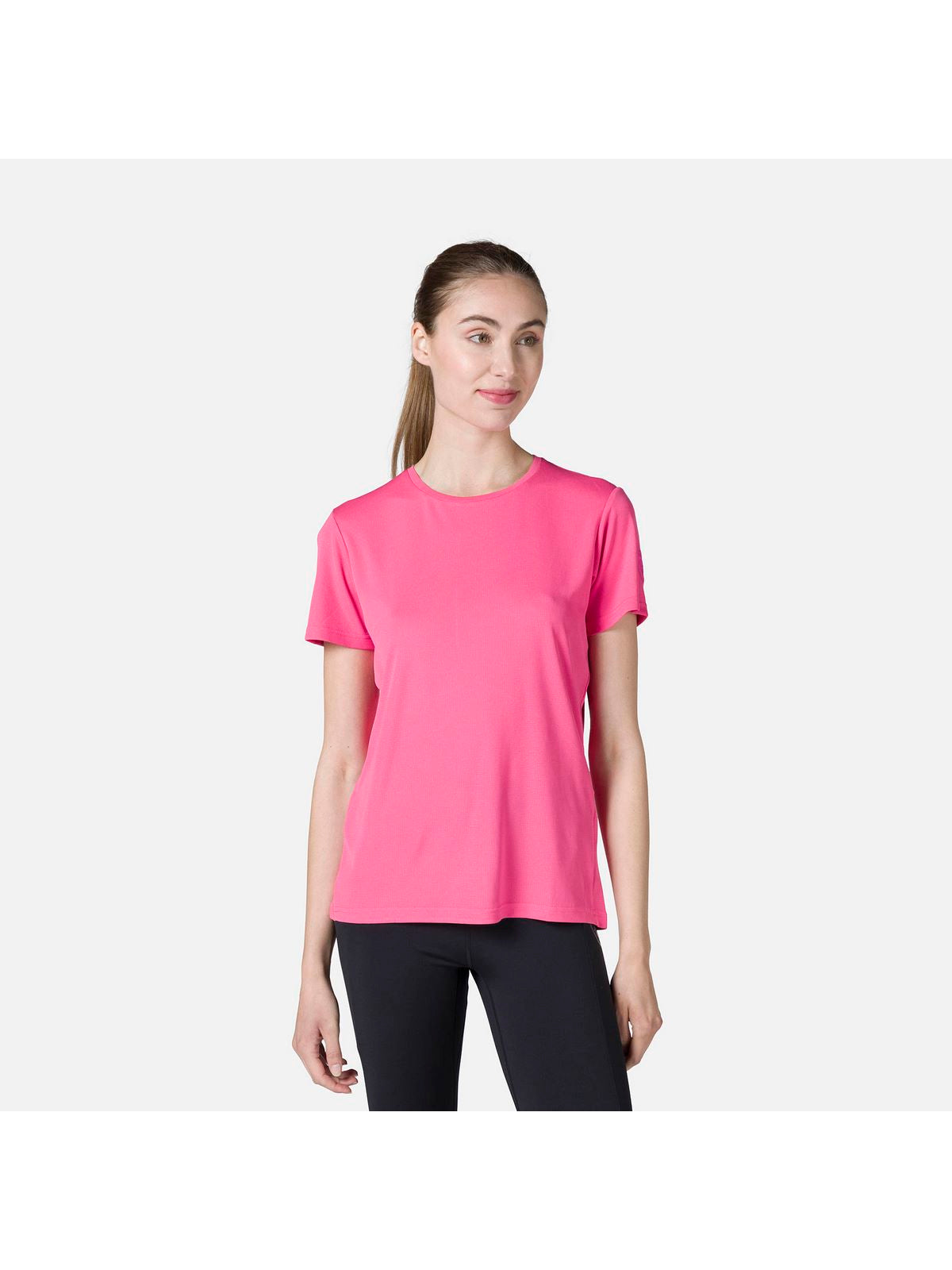 Koszulka Rossignol W Plain Tee różowy - Adventure Sports