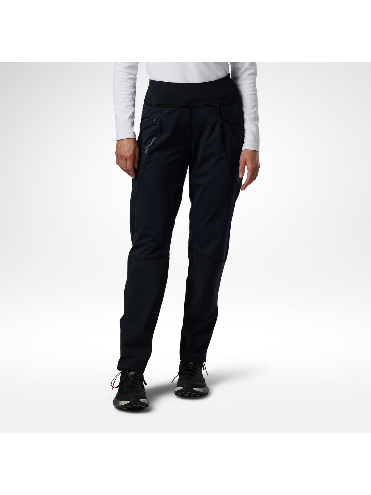 Spodnie damskie ROSSIGNOL W Venon Softshell Pant czarne