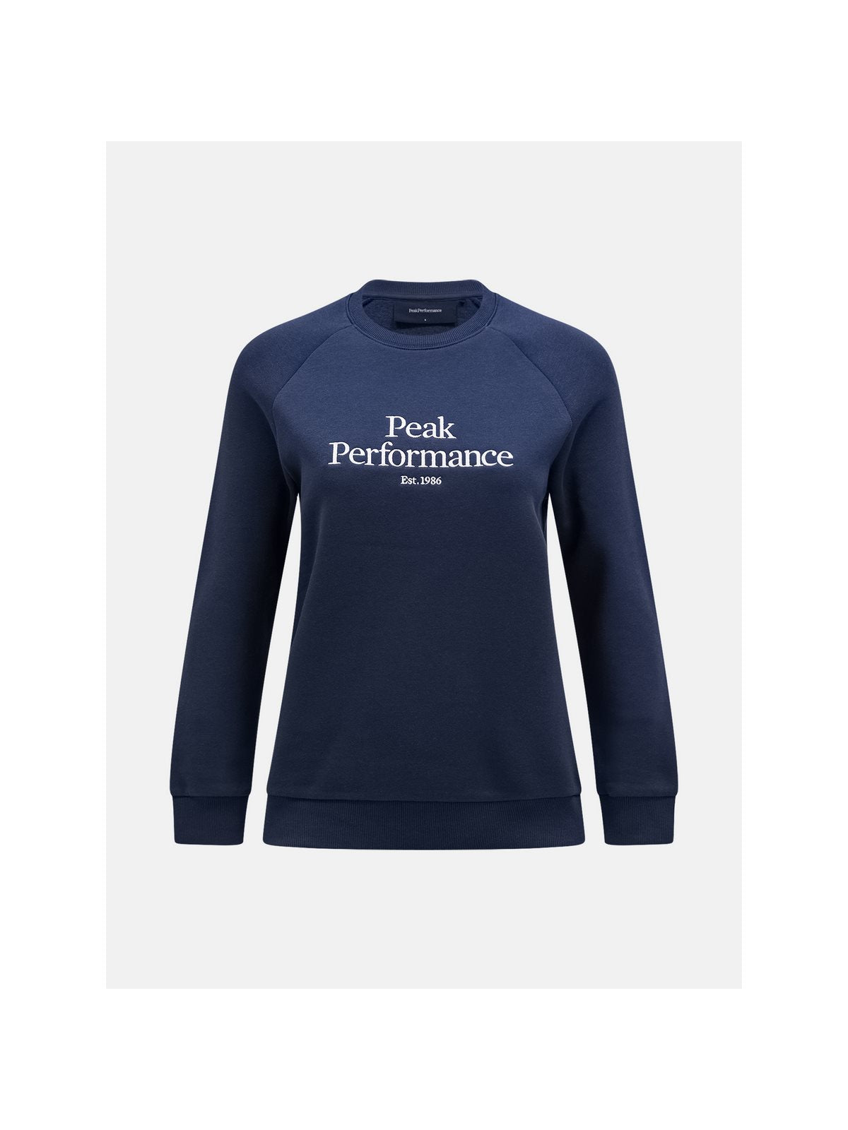 Bluza Peak Performance W Original Crew niebieski - Adventure Sports
