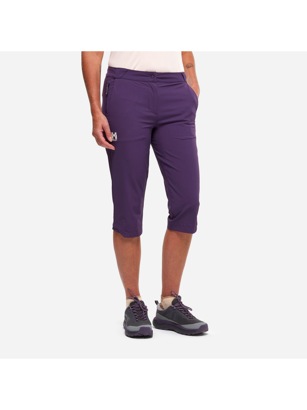 Spodnie damskie MILLET Ubic Stretch 3/4 Pant W fioletowe śliwkowe