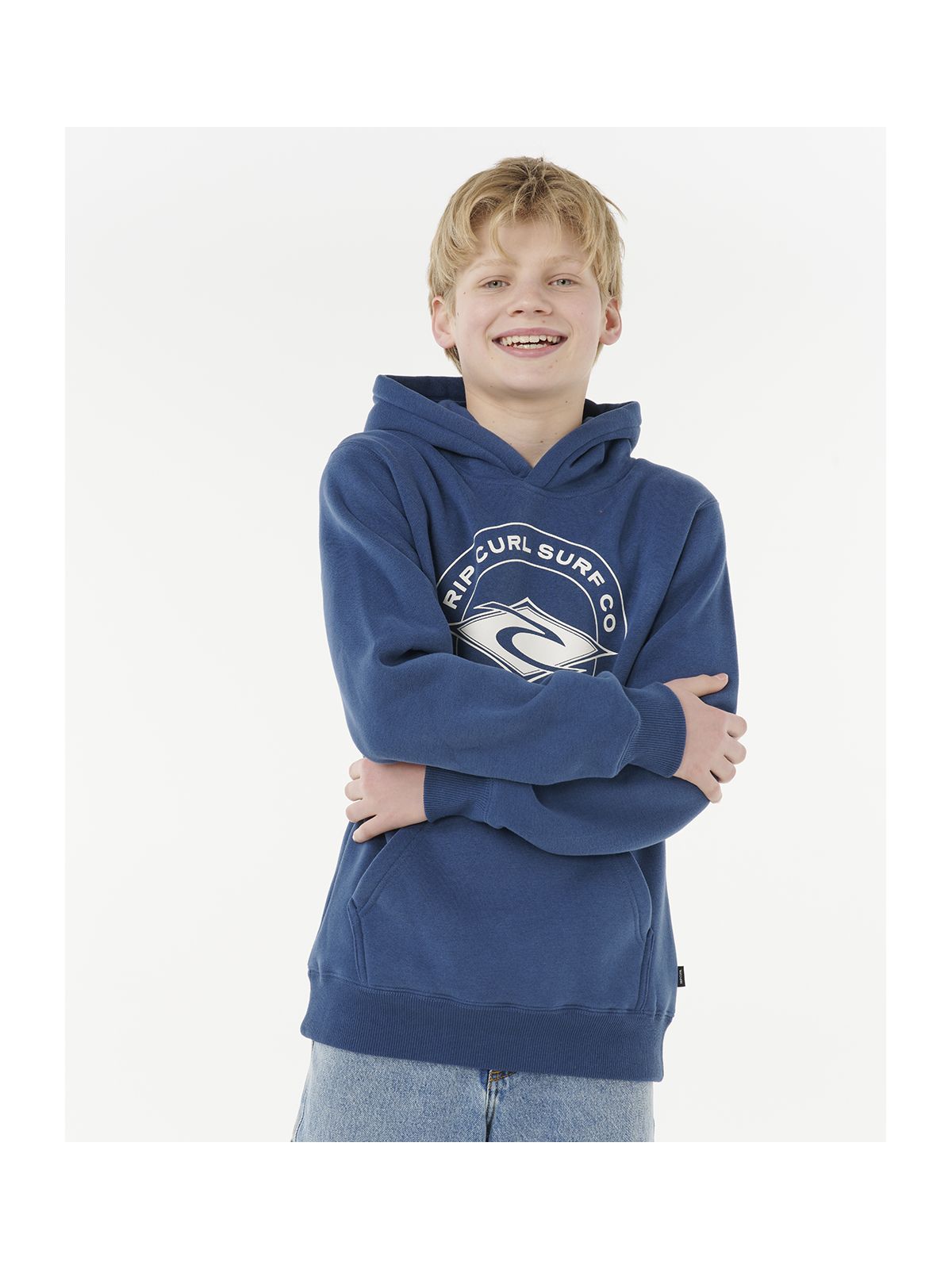 Bluza RIP CURL STAPLER HOOD -BOY granatowa