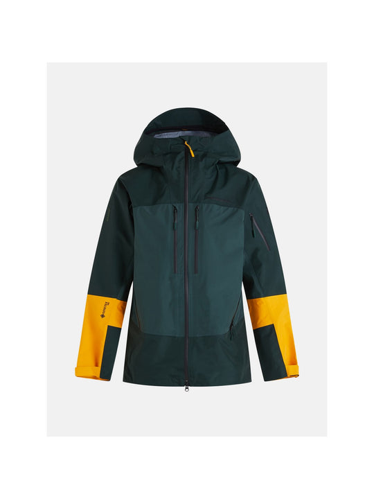 Kurtka narciarska Peak Performance M Vislight Gore-Tex Pro Jacket zielona - Adventure Sports

