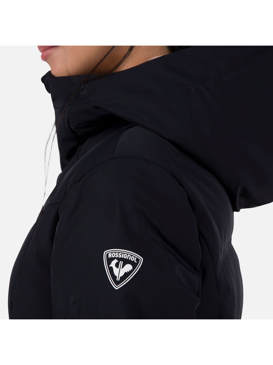 Kurtka ocieplona PrimaLoftem Rossignol W Blackside Puffy Jkt czarny - narciarska - Adventure Sports
