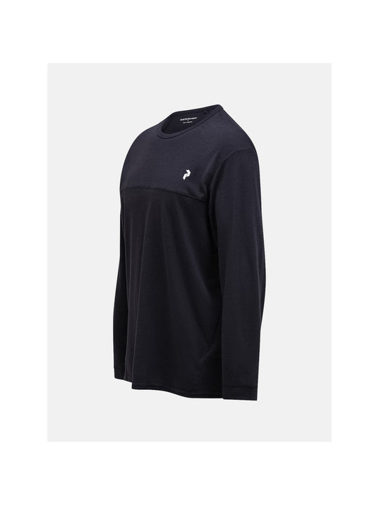 adventuresports koszulka-peak-performance-m-trail-wool-blend-ls-czarny-g80182020-050 tyl
