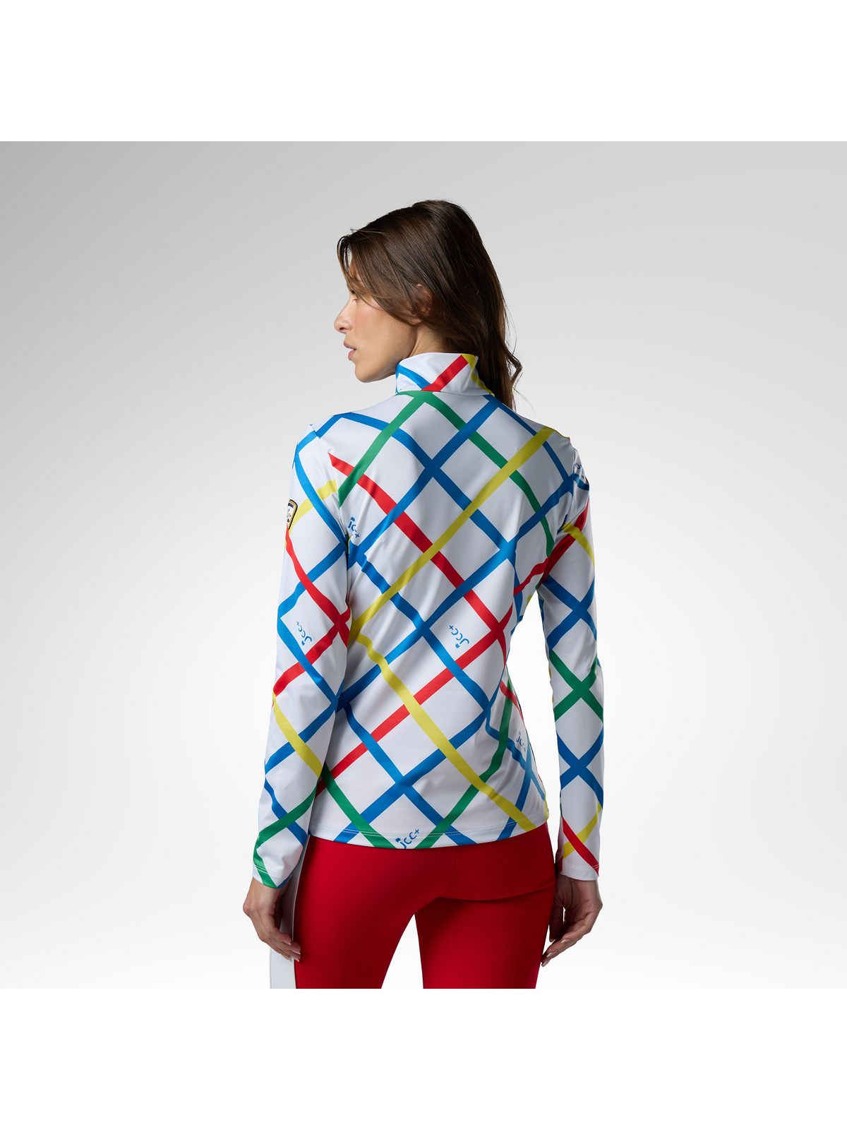 Bluza damska ROSSIGNOL W Jcc Quarter Zip First Layer multikolor