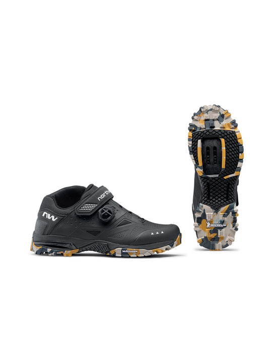 Buty rowerowe NORTHWAVE ENDURO MID 2 - czarny/brązowy - Adventure Sports
