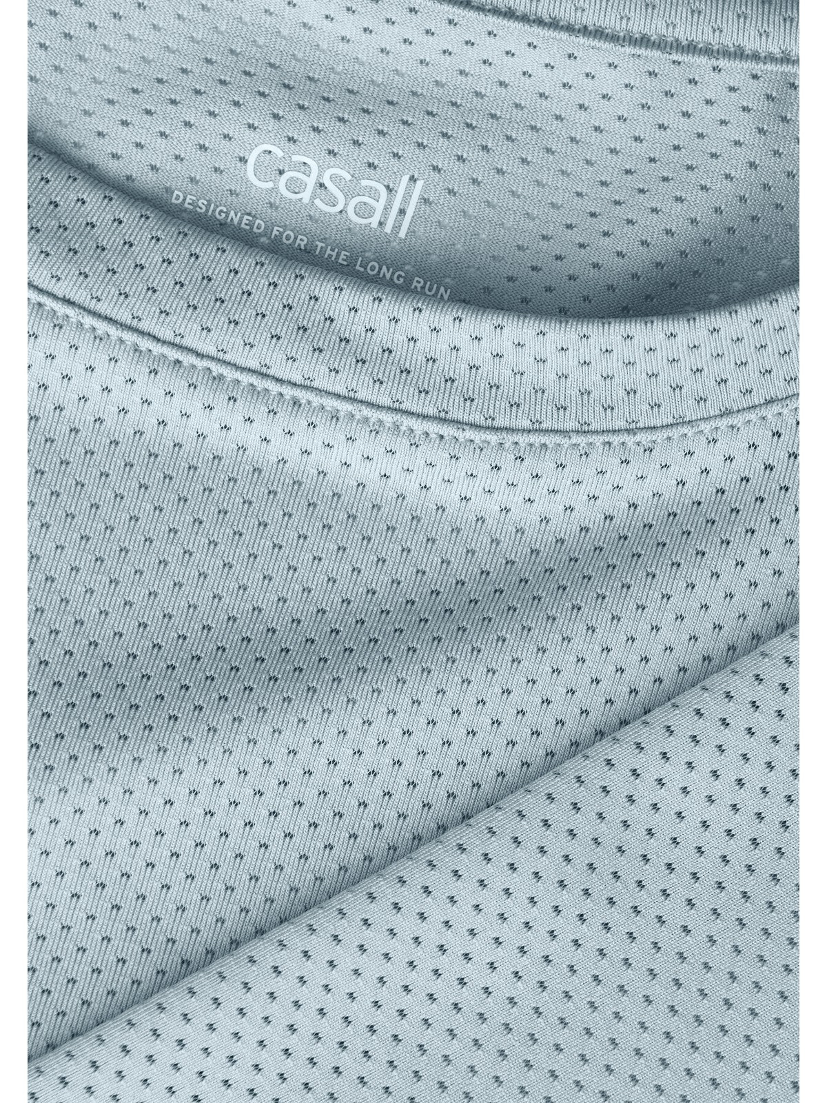 Koszulka damska CASALL Laser Mesh Tee kolor niebieski