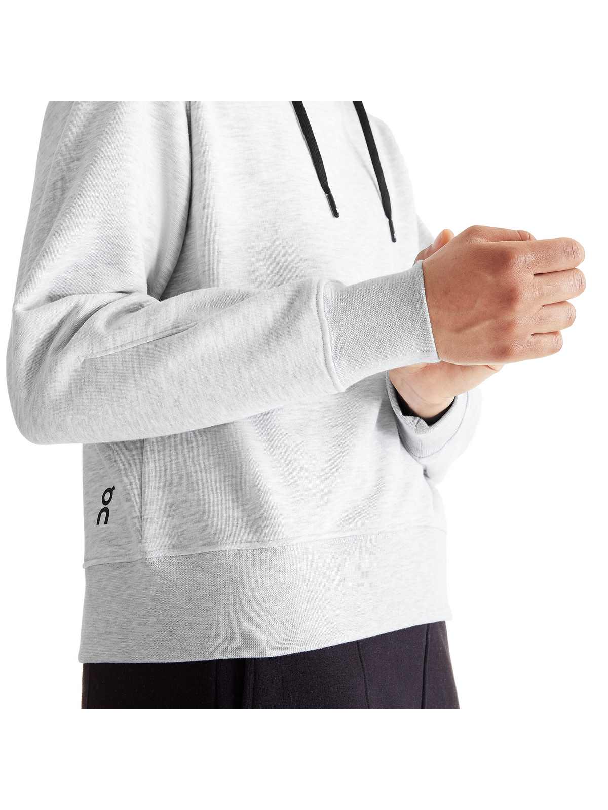 Bluza damska z kapturem ON RUNNING Club Hoodie szary