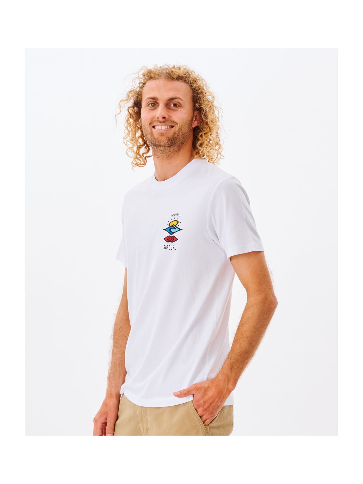 Koszulka RIP CURL Search Icon Tee biały
