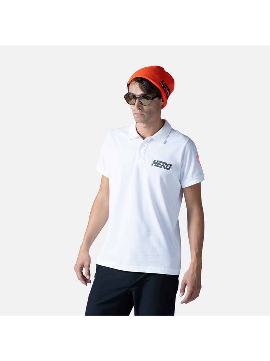 Koszulka Rossignol Hero Polo biały - Adventure Sports

