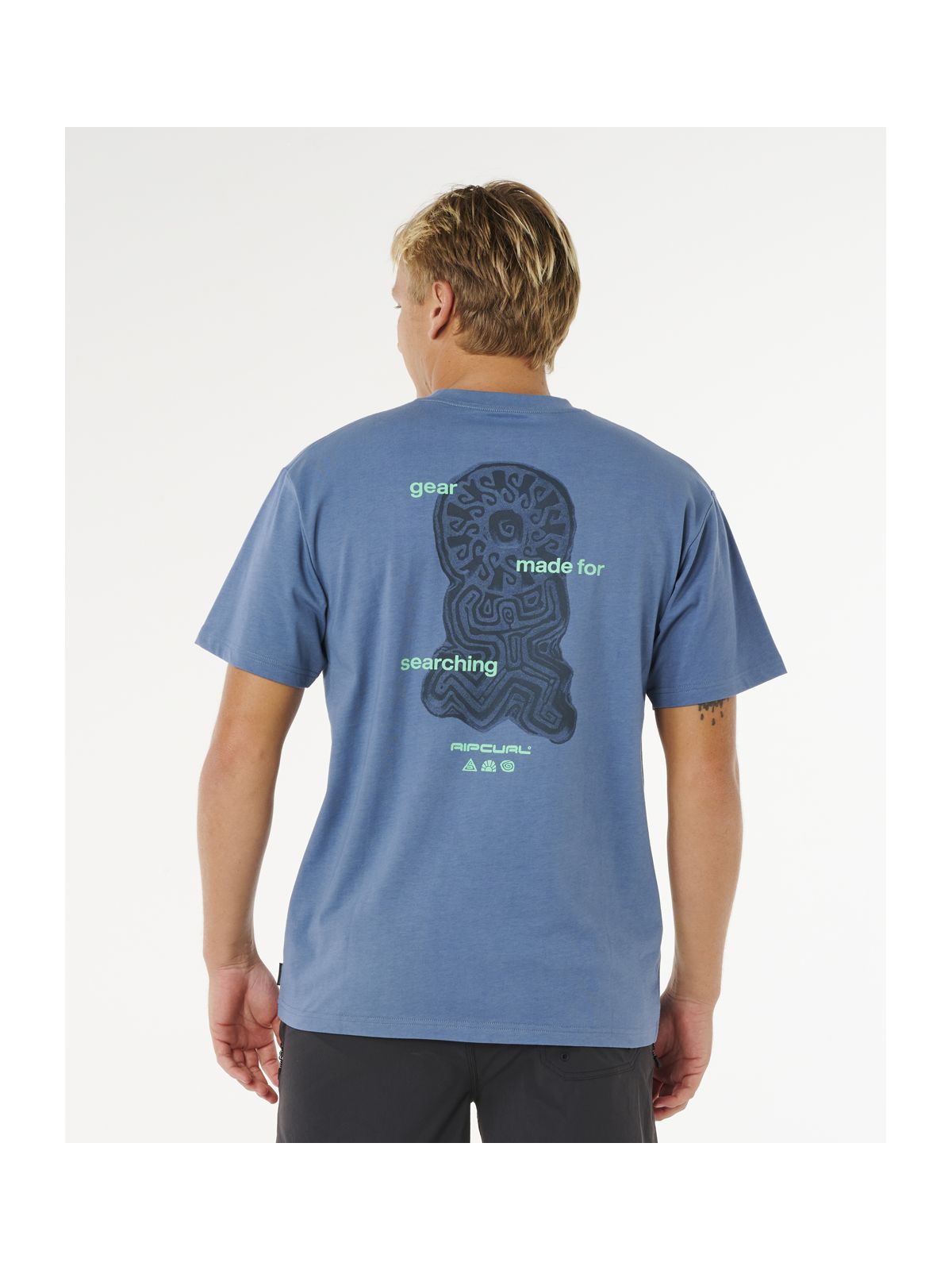 Koszulka męska RIP CURL Search Sundial Tee niebieska