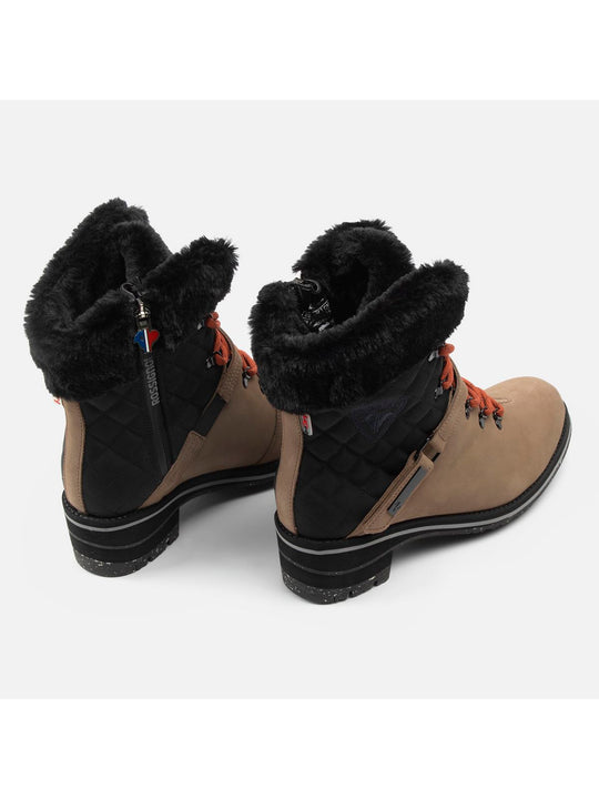 Buty skórzane damskie Rossignol 1907 Megeve Nabuk 2.0 brązowe - sportowe - Adventure Sports
