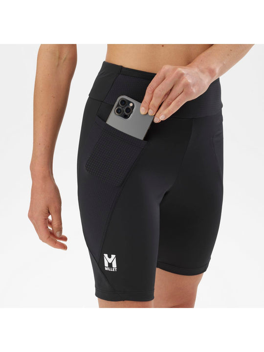 Szorty MILLET W Intense High Rise Short czarny - Adventure Sports
