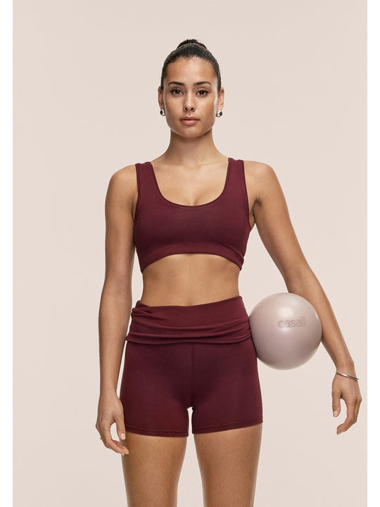 Stanik sportowy CASALL Sublime Fling Bralette kolor bordowy
