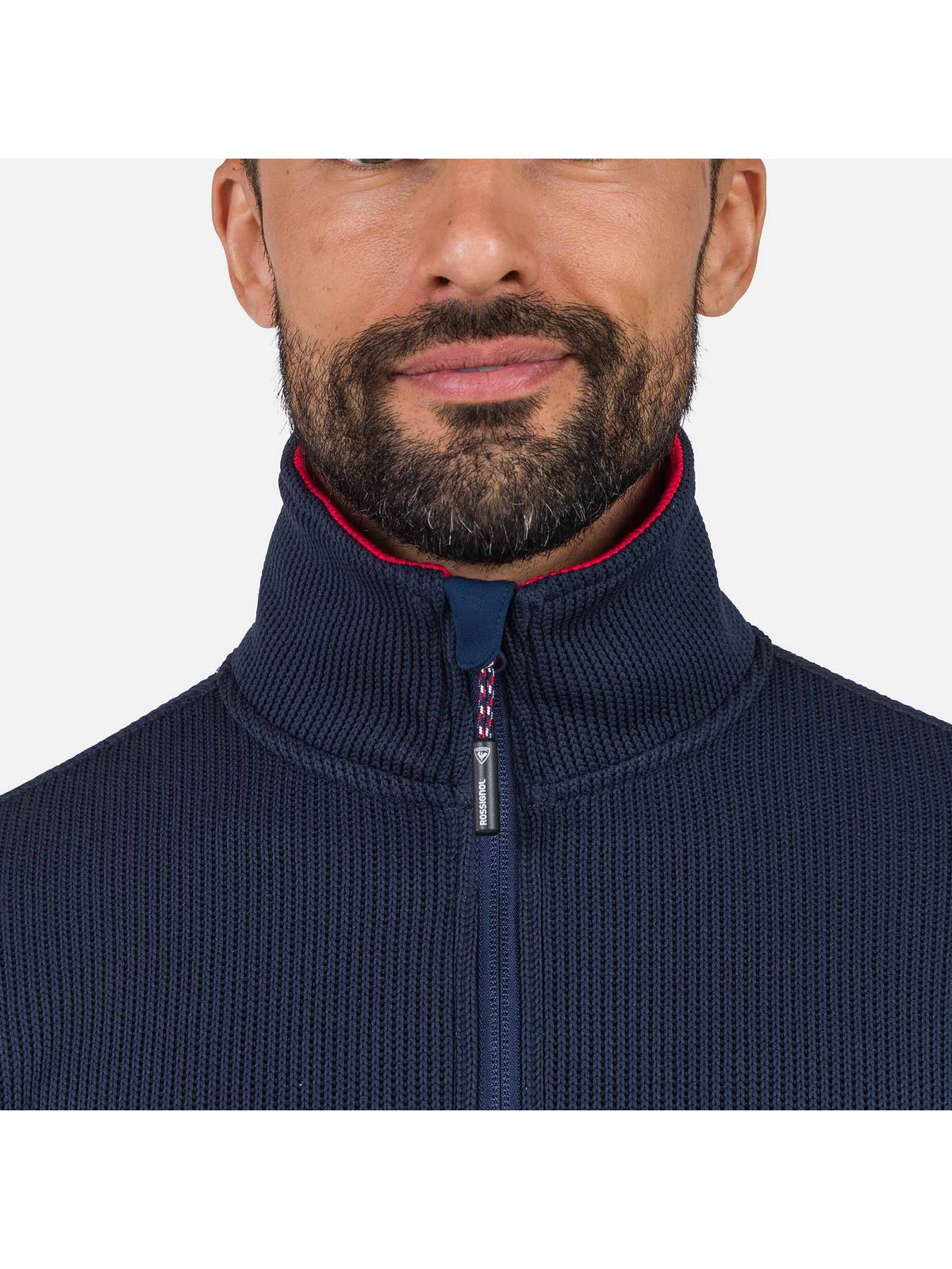 Bluza męska ROSSIGNOL Cieloalto Fleece Fz granatowy