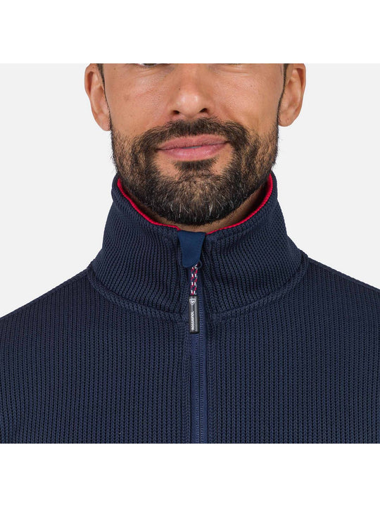 Bluza męska ROSSIGNOL Cieloalto Fleece Fz granatowy
