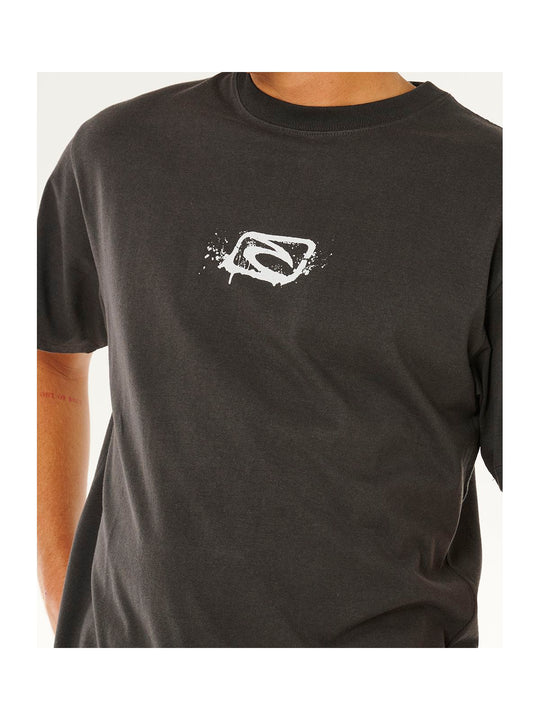 Koszulka męska RIP CURL Medina Inner Vision Spray Tee czarna
