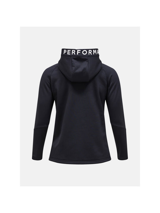 Bluza Peak Performance W Rider Zip Hood czarny - Adventure Sports
