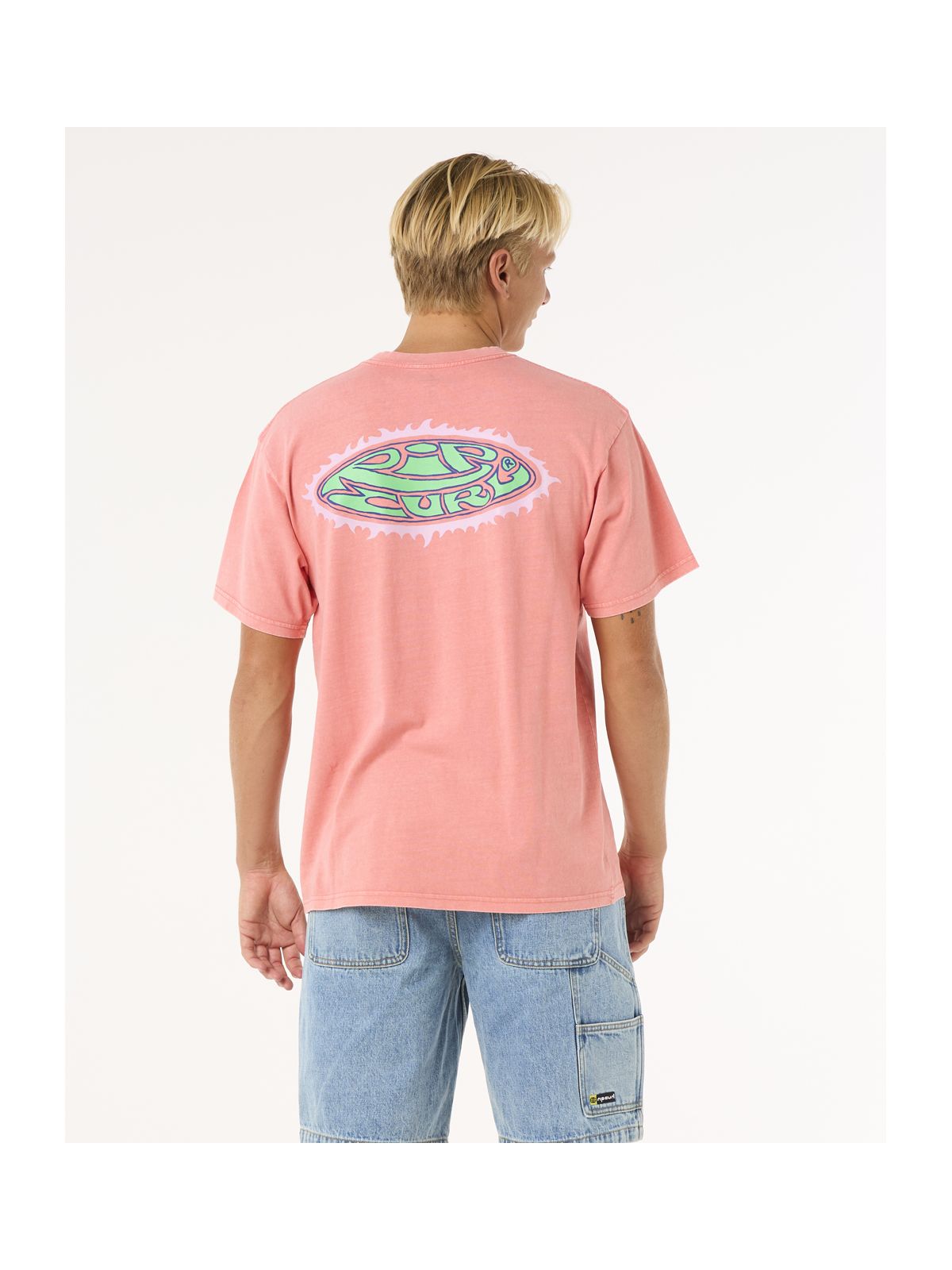Koszulka RIP CURL Raw Energy Sloth Tee różowy