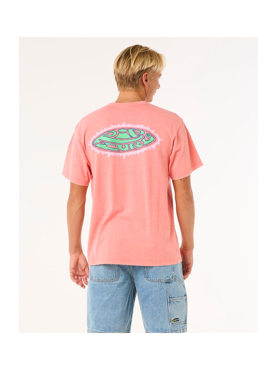 Koszulka RIP CURL Raw Energy Sloth Tee różowy
