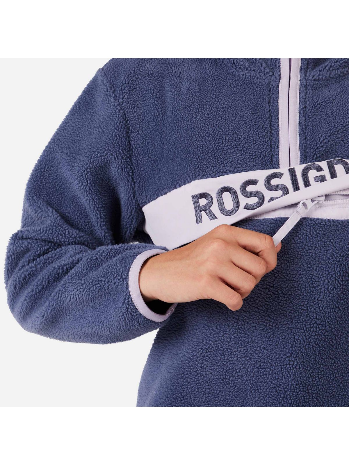 Bluza dziecięca ROSSIGNOL JR ALLTRACK ANORAK FLEECE niebieska