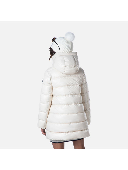 Kurtka zimowa damska Rossignol W Shiny Parka szary - Adventure Sports
