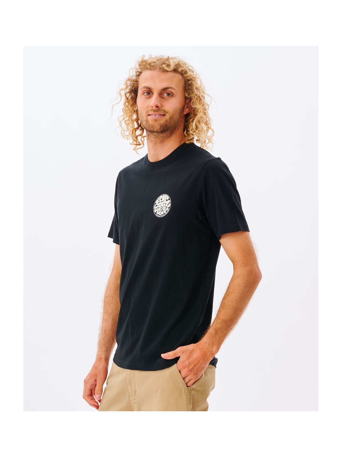 Koszulka RIP CURL Wetsuit Icon Tee czatny - Adventure Sports