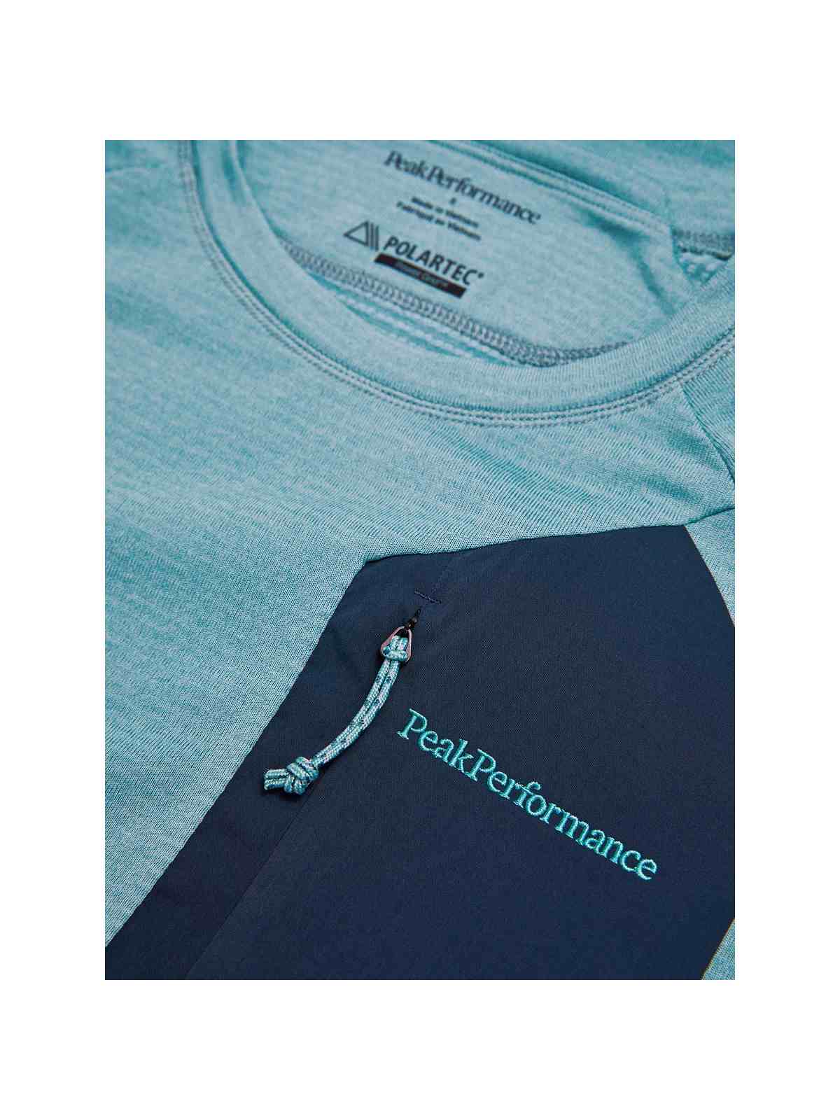 Bluza PEAK PERFORMANCE W Freelight Polartec Grid Crew niebieski