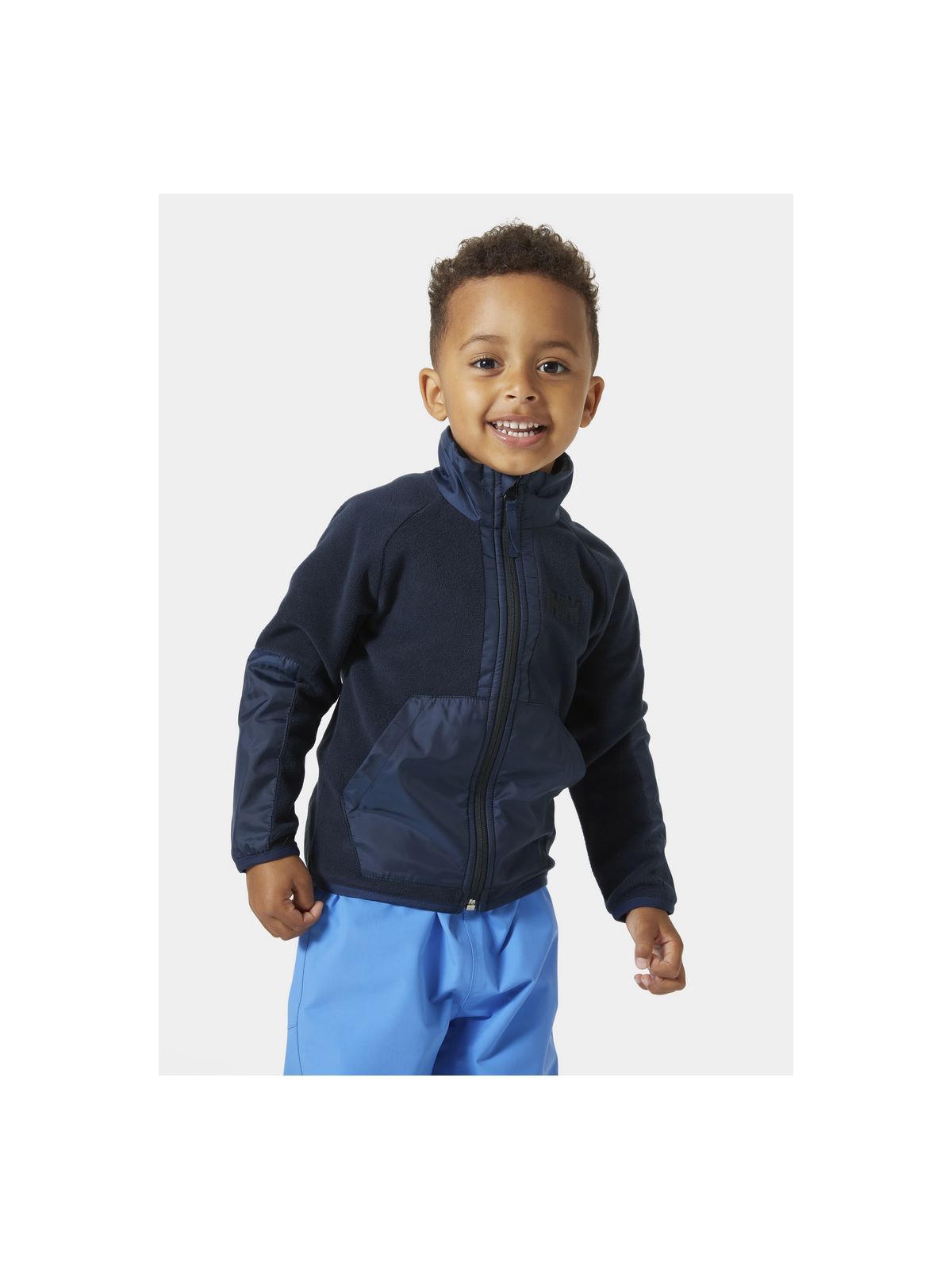 Bluza polarowa dla dzieci Helly Hansen K Marka Fleece Jacket granatowy - Adventure Sports