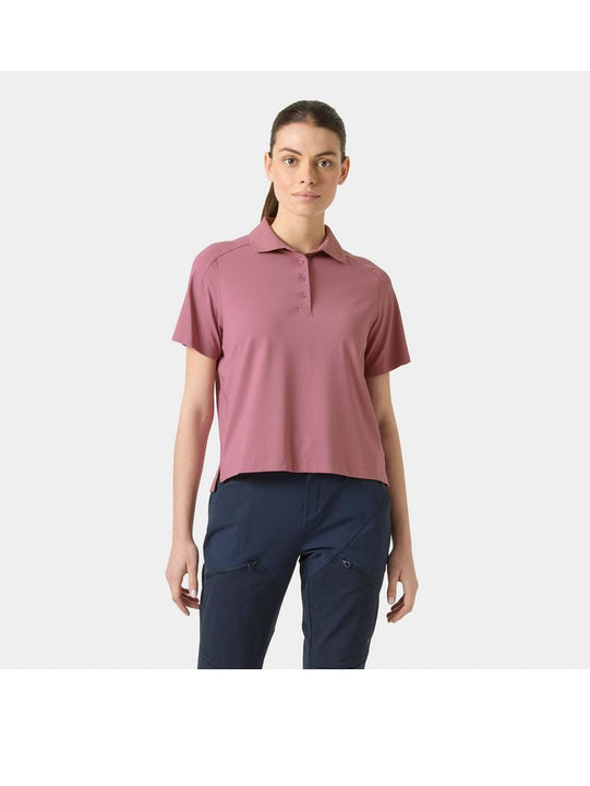 Koszulka damska HELLY HANSEN W Hp Salina Polo różowa
