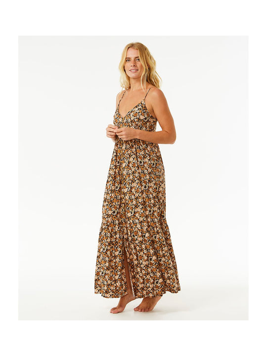Sukienka RIP CURL Sea Of Dreams Maxi Dress brązowy - Adventure Sports

