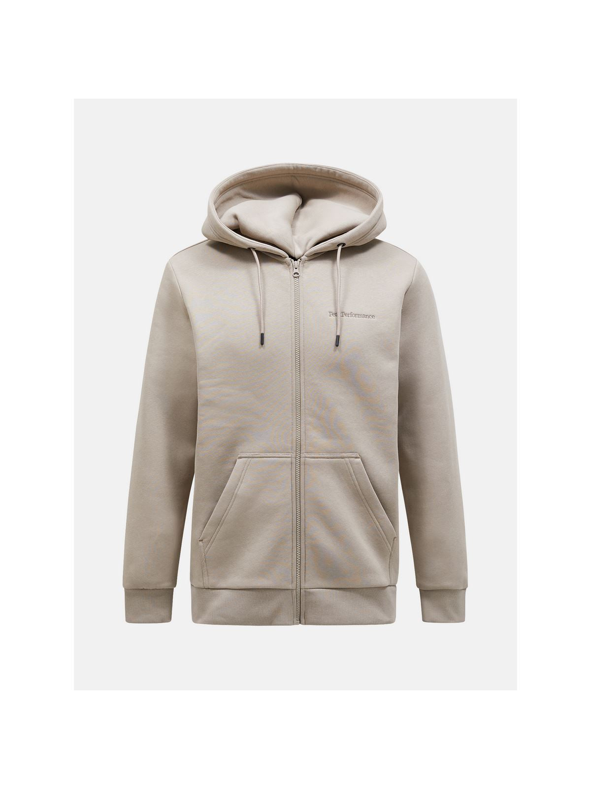 Bluza dresowa męska Peak Performance M Original Small Logo Zip beżowy - Adventure Sports