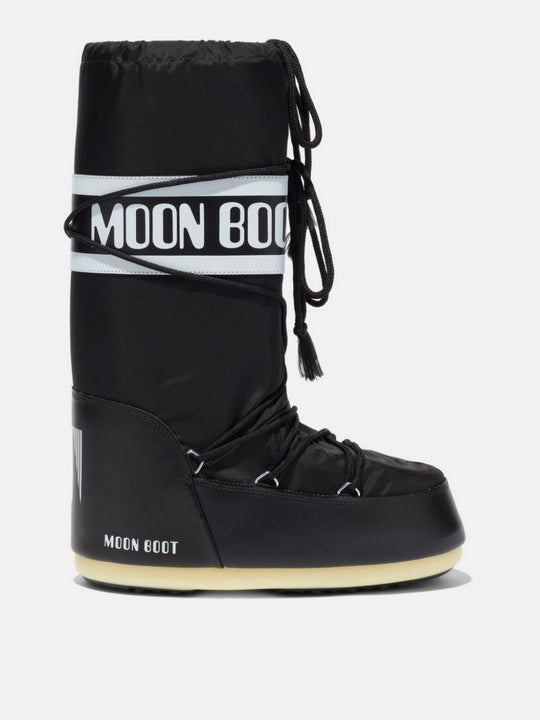 Buty śniegowe juniorskie MOON BOOT Icon Nylon czarne
